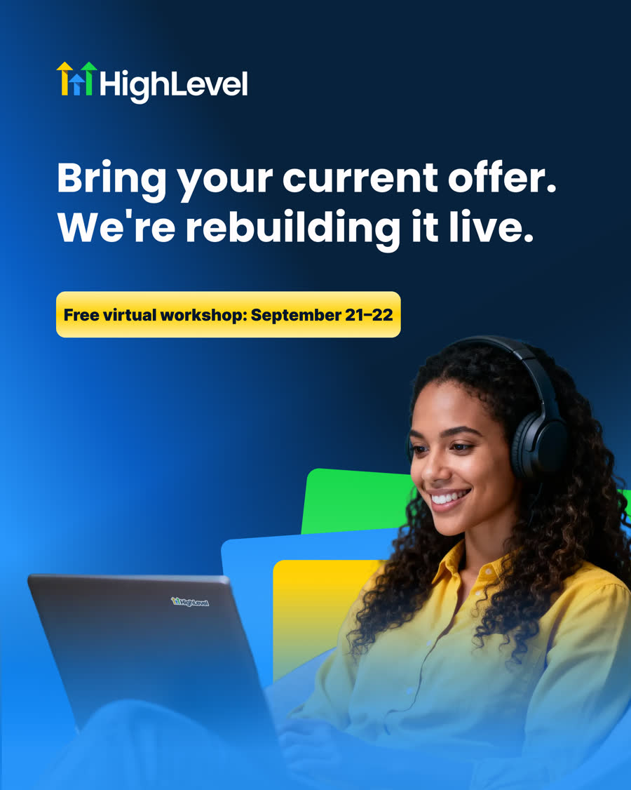 Pricing and growth creative from the workshop promo pack. Click to register.